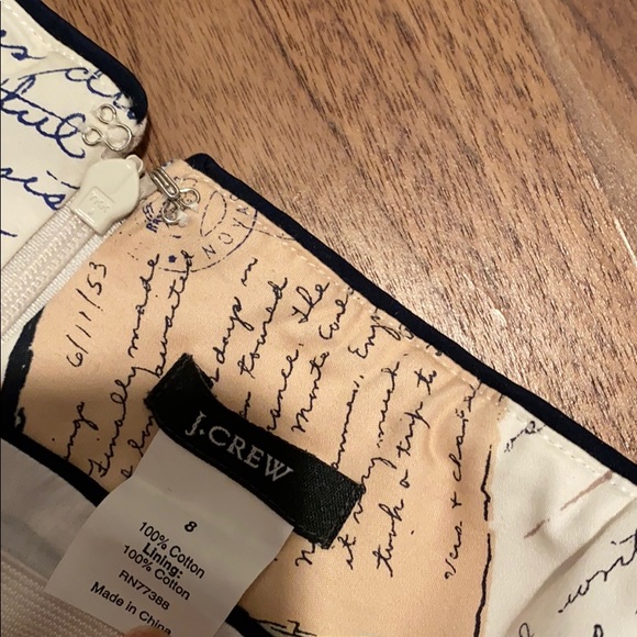 Jcrew strapless postcards dress - Picture 2 of 2